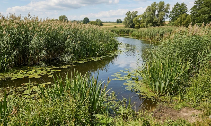 foto jezioro przed rewitalizacją